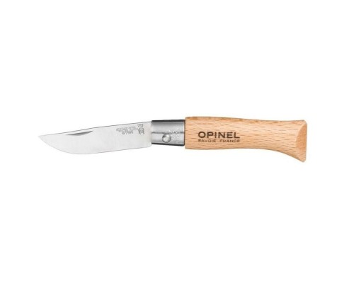 Opinel Inox 3 No Kayın Saplı Paslanmaz Çelik Çakı