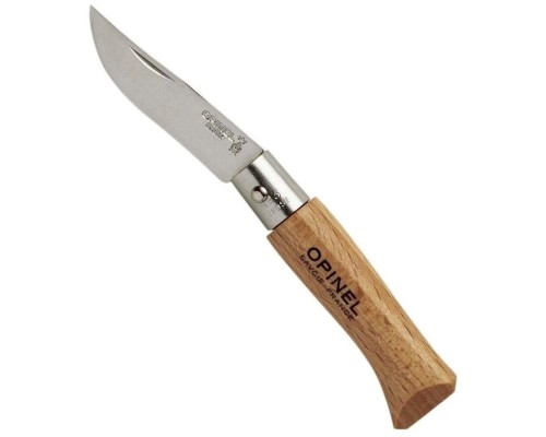 Opinel Inox 3 No Kayın Saplı Paslanmaz Çelik Çakı