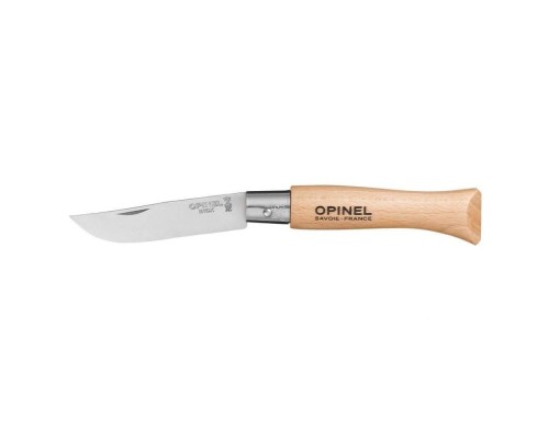 Opinel Inox 5 No Kayın Saplı Paslanmaz Çelik Çakı