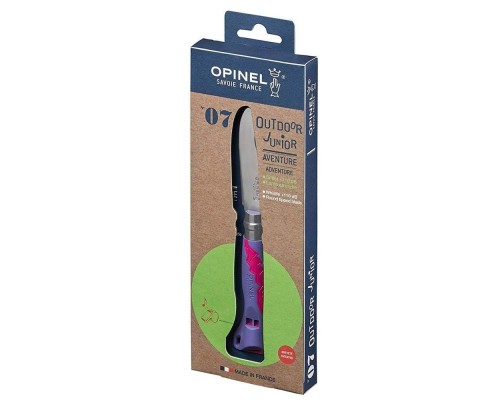 Opinel Outdoor Junior Katlanır Paslanmaz Çelik Çakı (Mor)