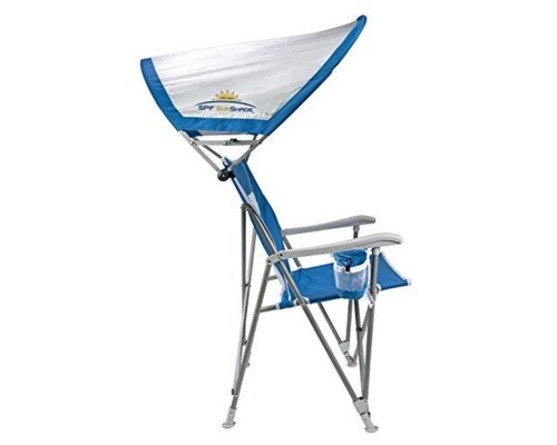 Gci Outdoor SunShade Captain's Chair Güneşlikli  Katlanır Plaj Sandalyesi