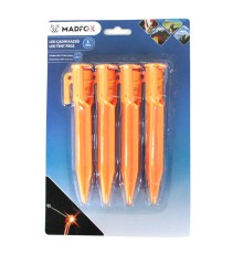 Madfox Led Işıklı Çadır Kazığı 15cm 4Pcs