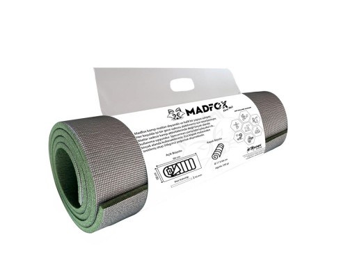 Madfox Thermic Prolight Insulated Kamp Matı [ Gri/Yeşil | 180*60cm-10mm | XPE-35 ]